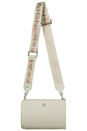 Umhängetasche ZITA schmal - 0100-PEARL WHITE - Creme