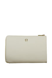 Umhängetasche ZITA schmal - 0100-PEARL WHITE - Creme