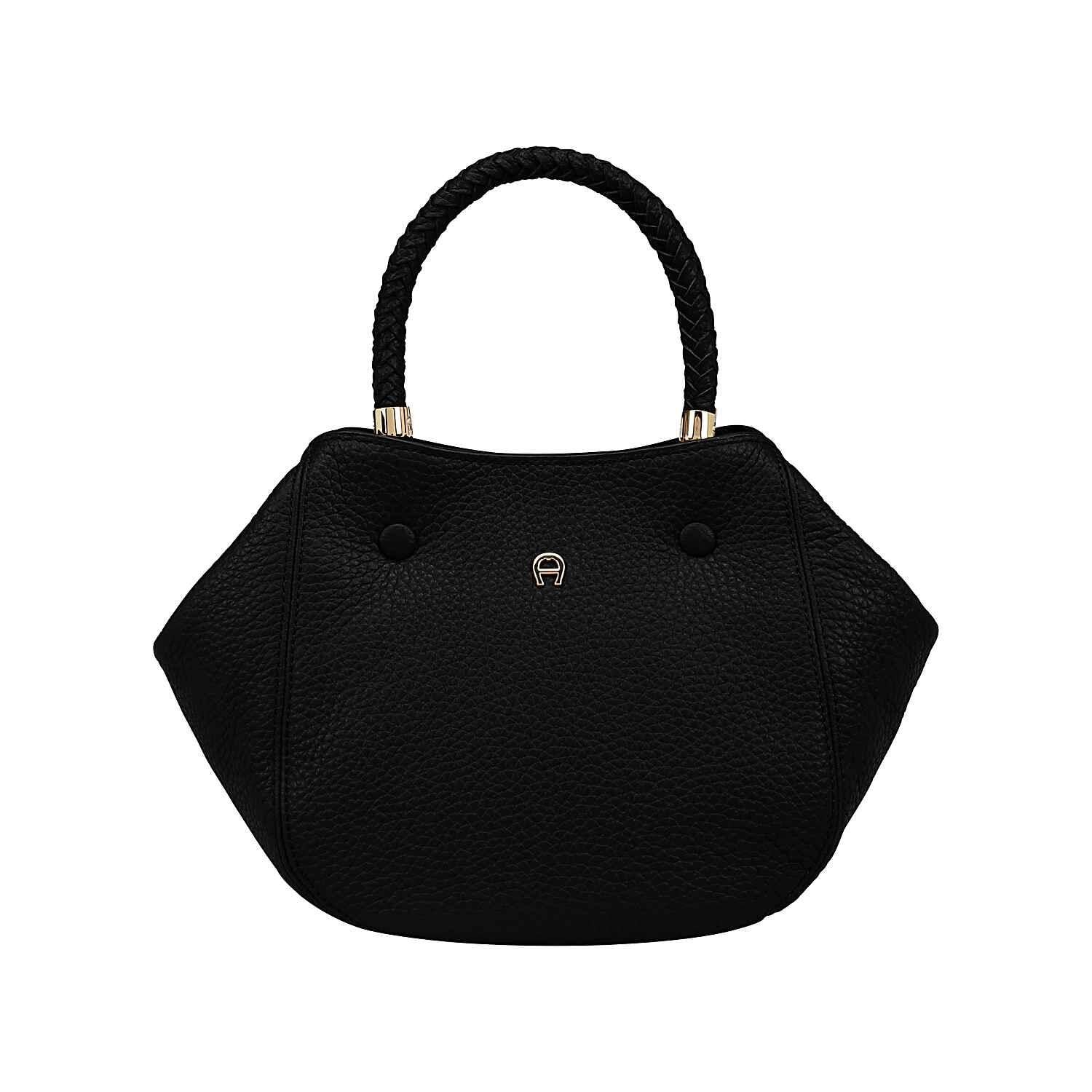 Handtasche CARRÉ SOFT S - 0002-BLACK - Schwarz