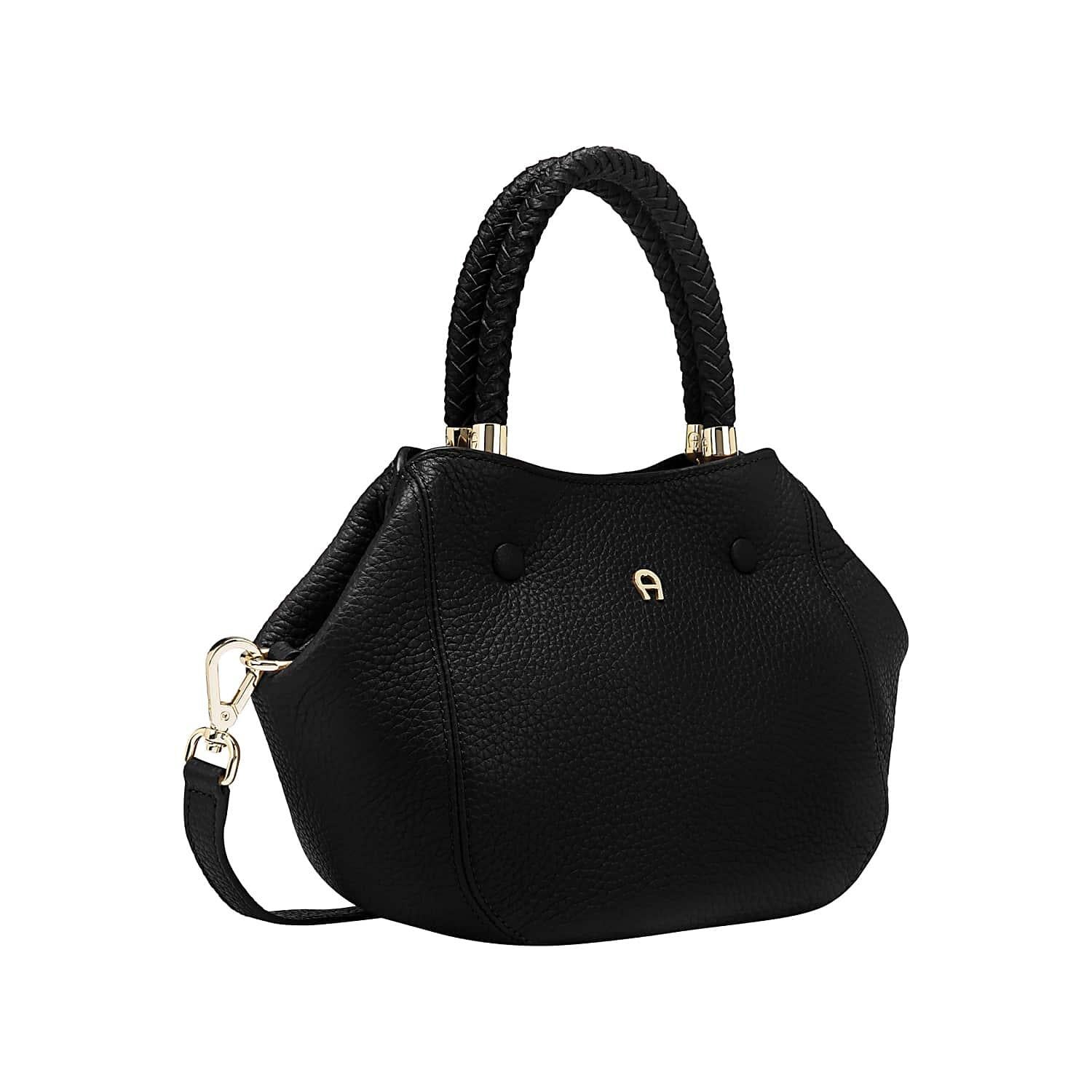 Handtasche CARRÉ SOFT S - 0002-BLACK - Schwarz