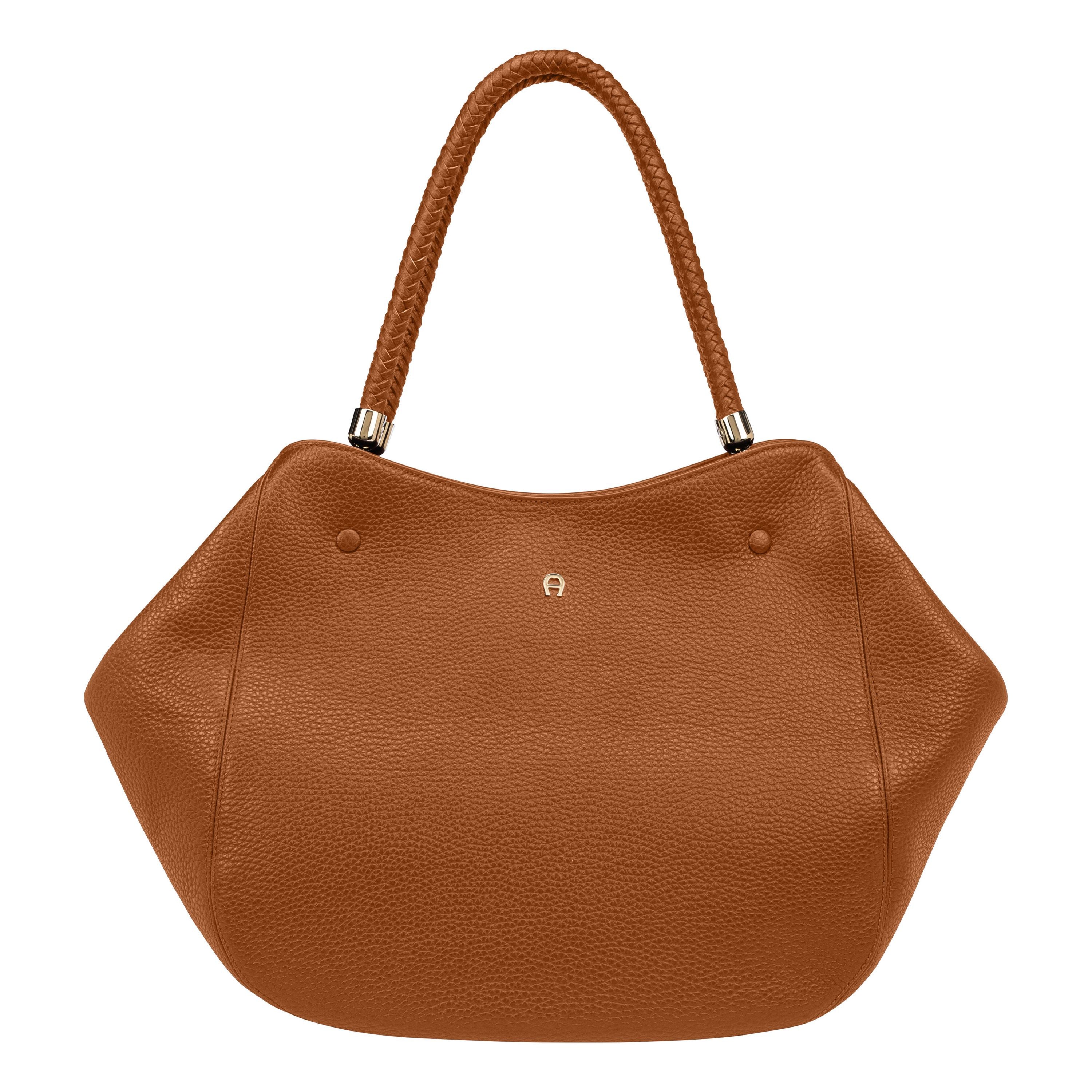 Shopper Carré Soft L - 0035-COGNAC BROWN - Braun