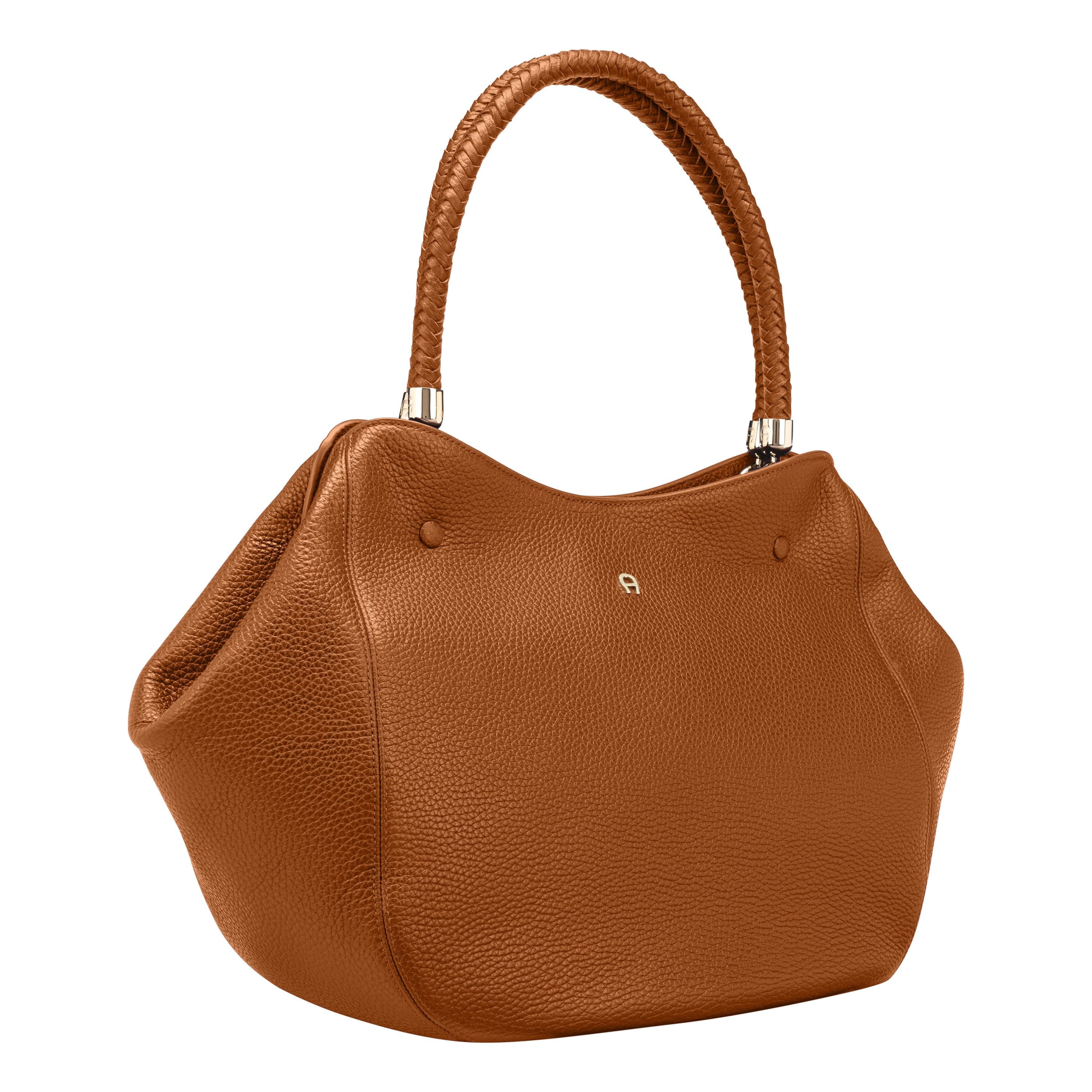 Shopper Carré Soft L - 0035-COGNAC BROWN - Braun