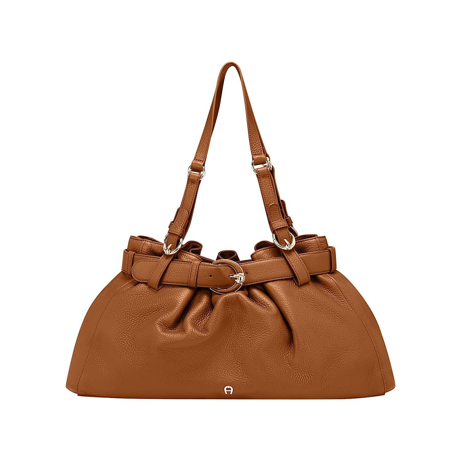 Handtasche LAVINIA M - 0035-COGNAC BROWN - Braun