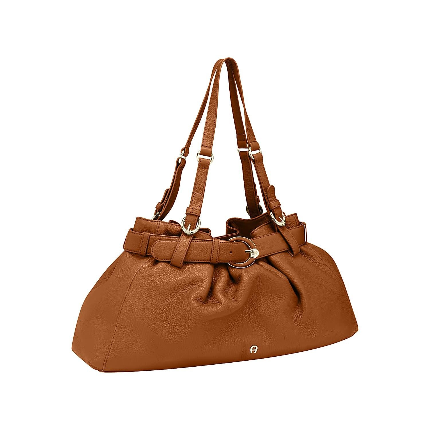 Handtasche LAVINIA M - 0035-COGNAC BROWN - Braun