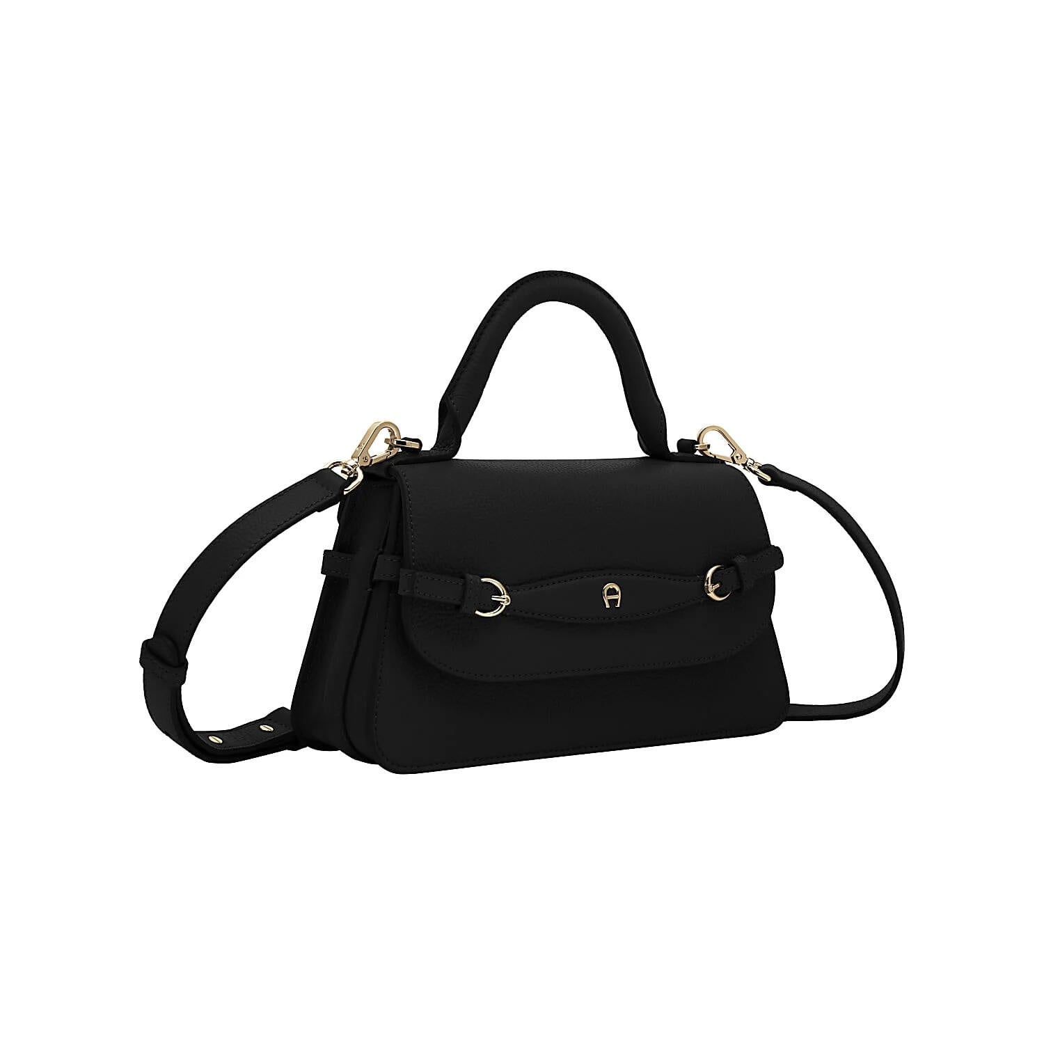 Handtasche CAVALLO S - 0002-BLACK - Schwarz