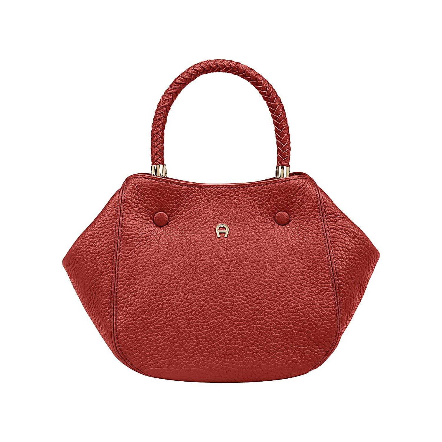 Handtasche CARRÉ SOFT S - 0087-BURNT RED - Rot