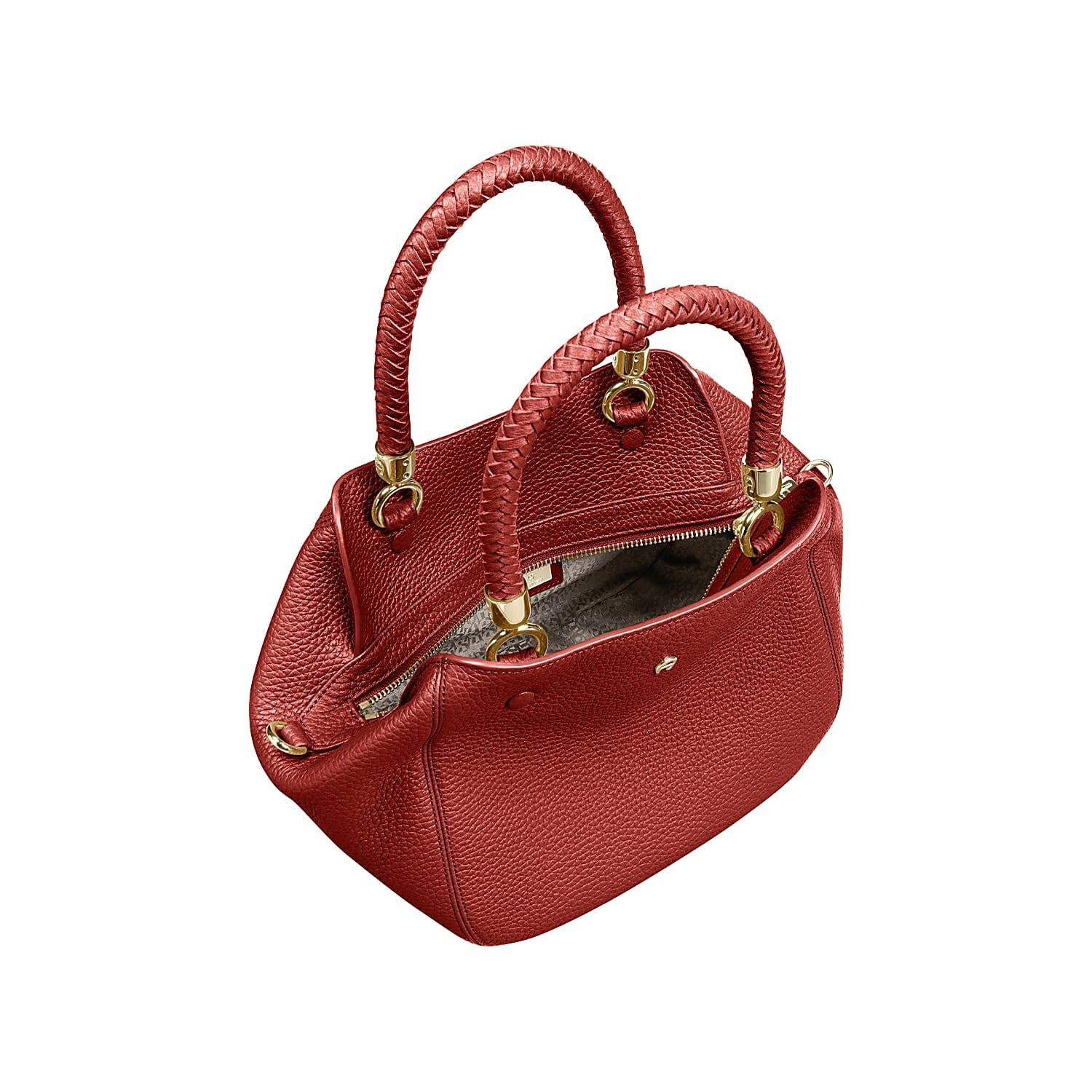 Handtasche  CARRÉ SOFT M - 0087-BURNT RED - Rot