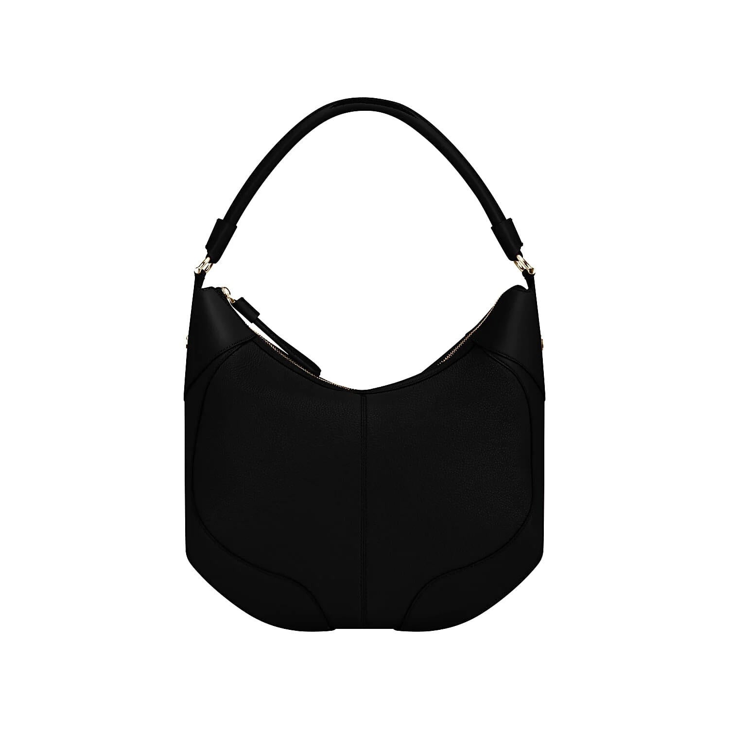 Beuteltasche AMBRA L - 0002-BLACK