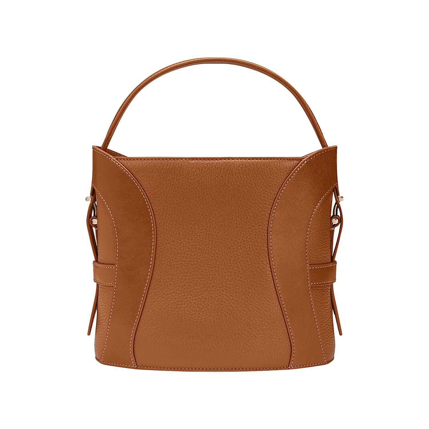 Beuteltasche DEBORAH S - 0035-COGNAC BROWN - Braun