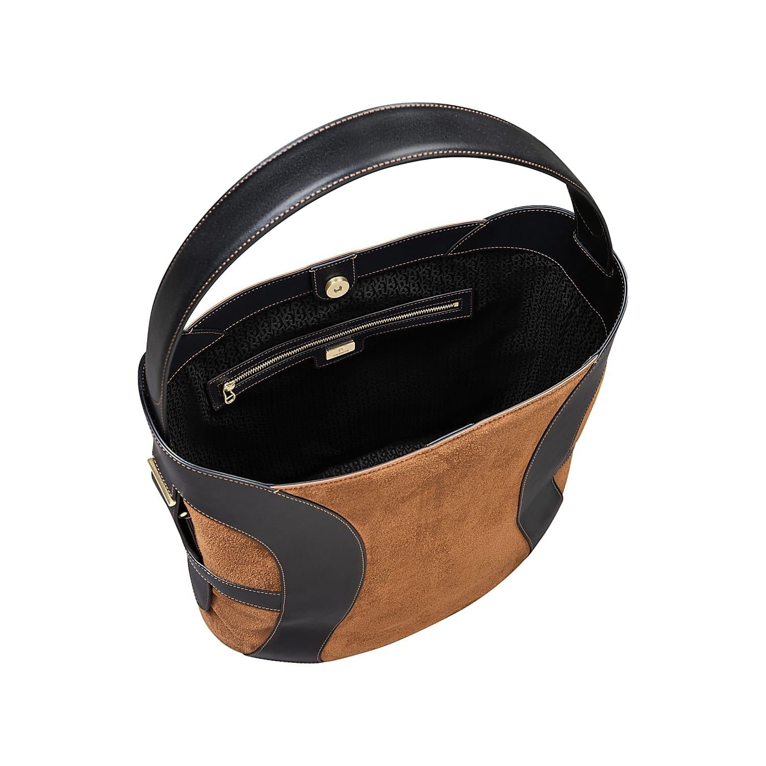 Beuteltasche DEBORAH SUEDE L - 0750-OAT BEIGE - Beige