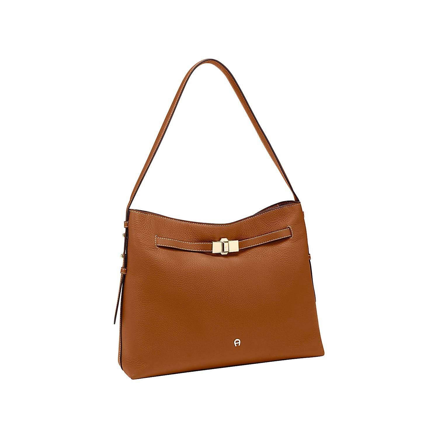 Beuteltasche FARAH M - 0035-COGNAC BROWN - Braun