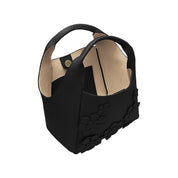 Beuteltasche ZAIRA BLOSSOM S - 0002-BLACK - Schwarz