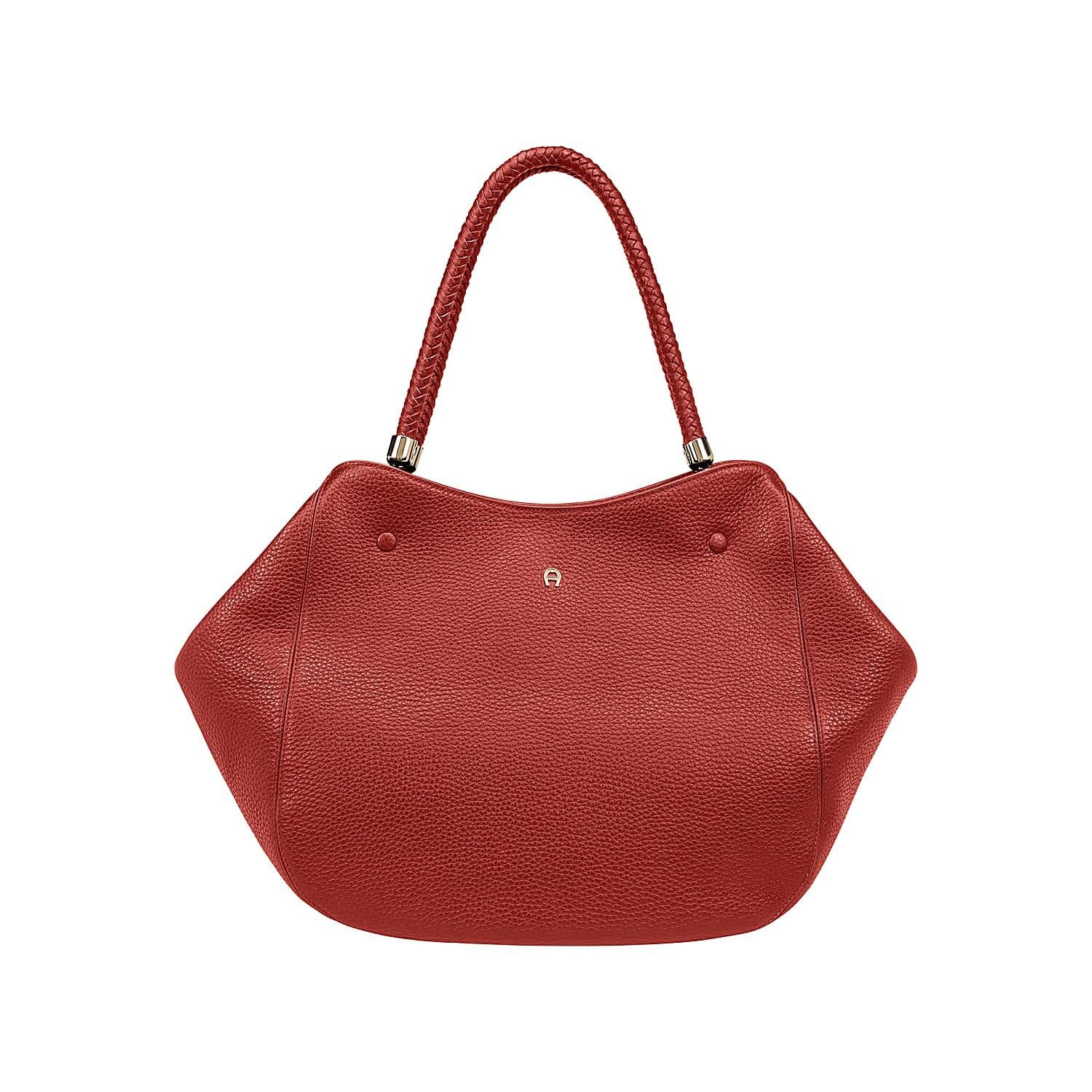 Shopper CARRÉ SOFT L - 0087-BURNT RED - Rot