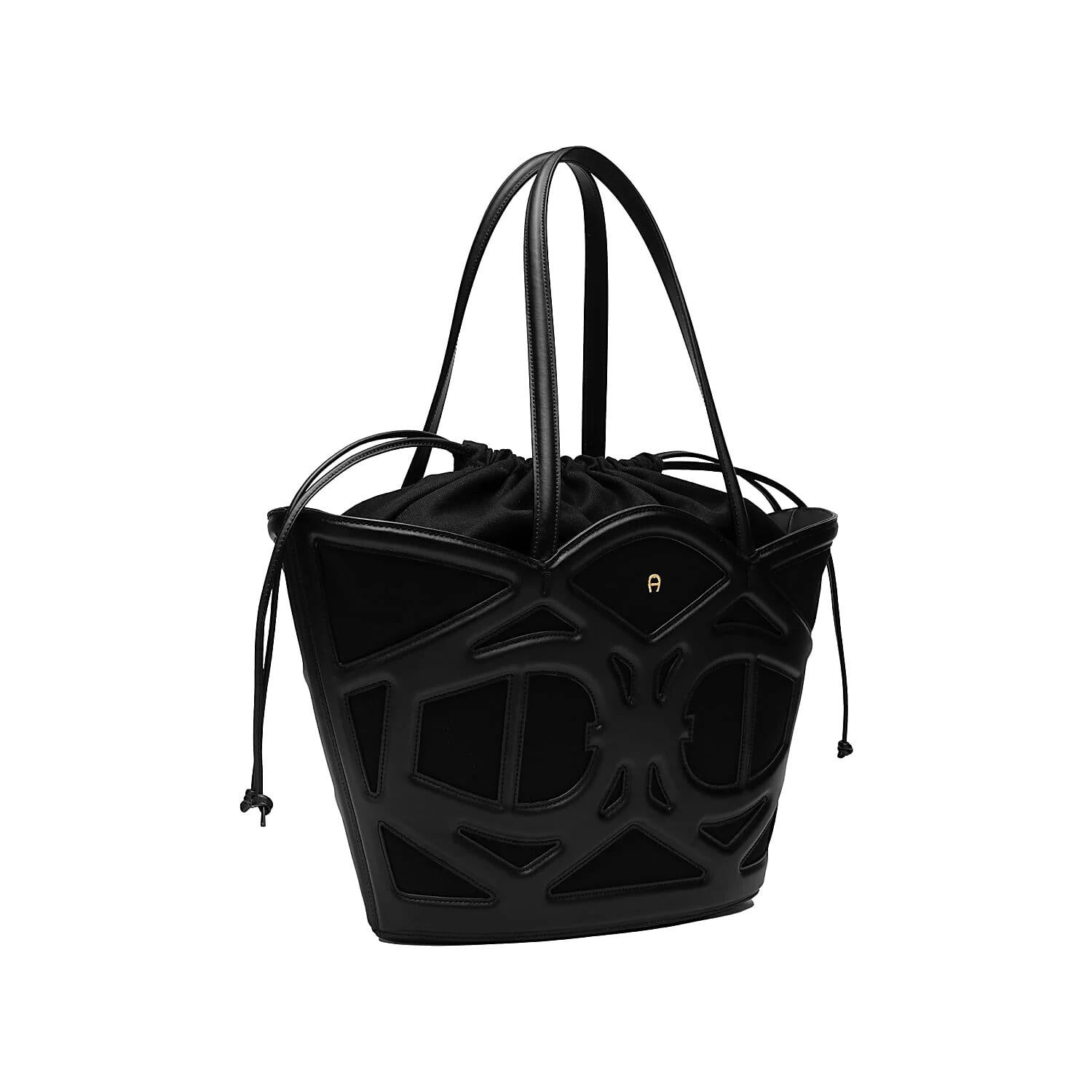 Shopper AZZURRA M - 0002-BLACK - Schwarz