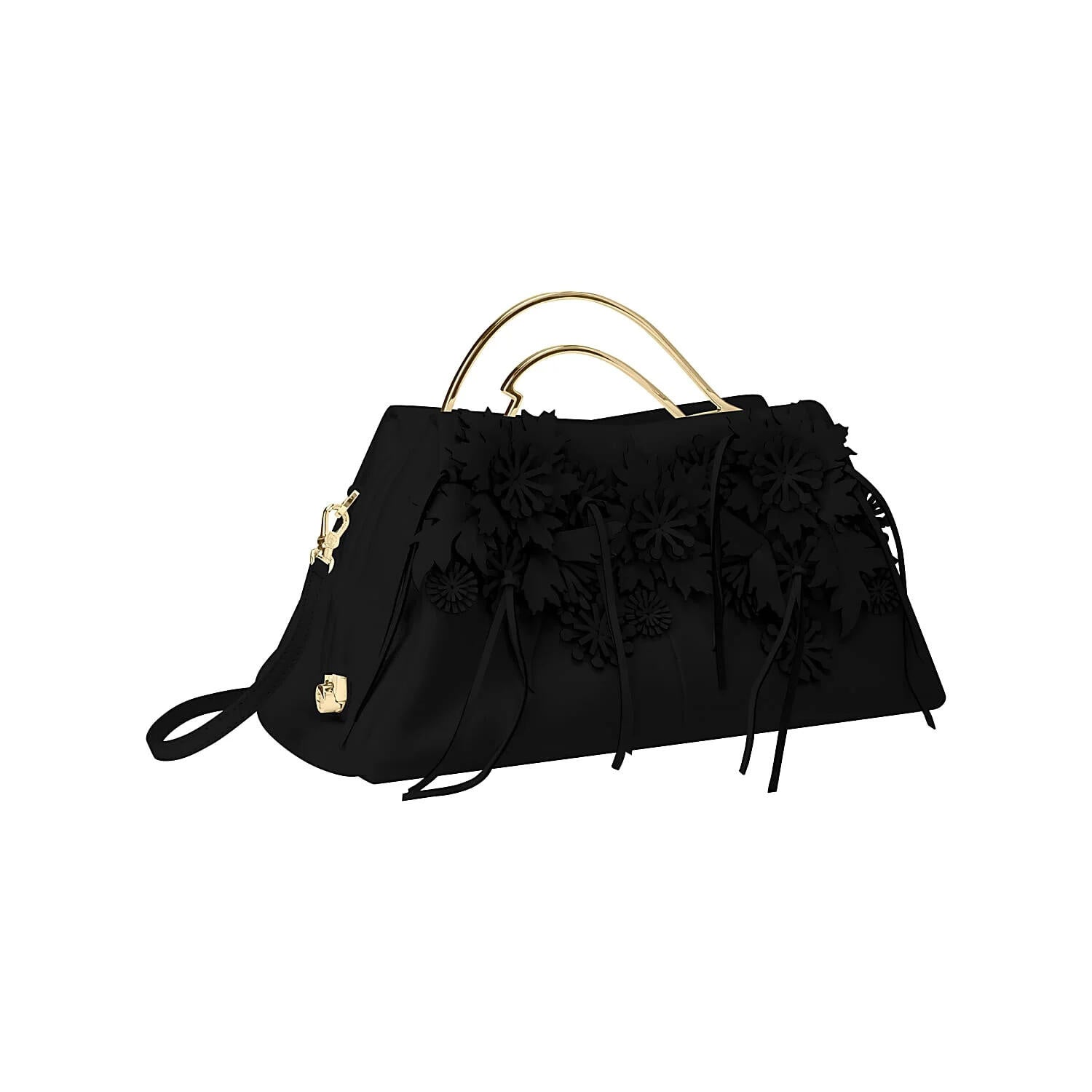 Abendtasche ROSALIA S - 0002-BLACK - Schwarz