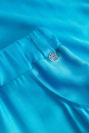 Stoffhose Wide Leg - 10084 - Blau