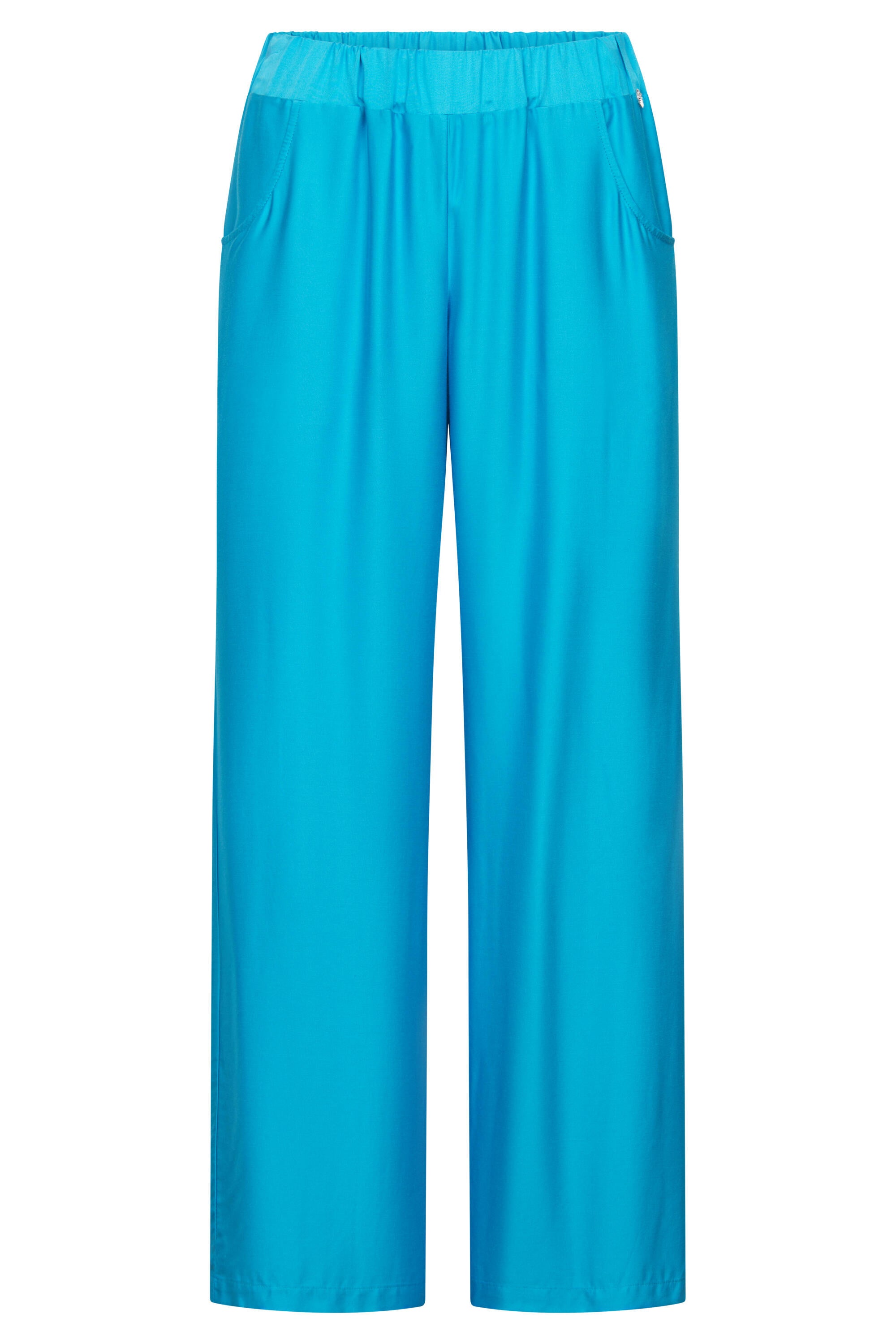 Stoffhose Wide Leg - 10084 - Blau