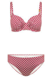 Bikini gemustert - 15645 - Rot