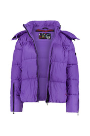 Steppjacke mit Kapuze - 632-dahlia pur - Violett