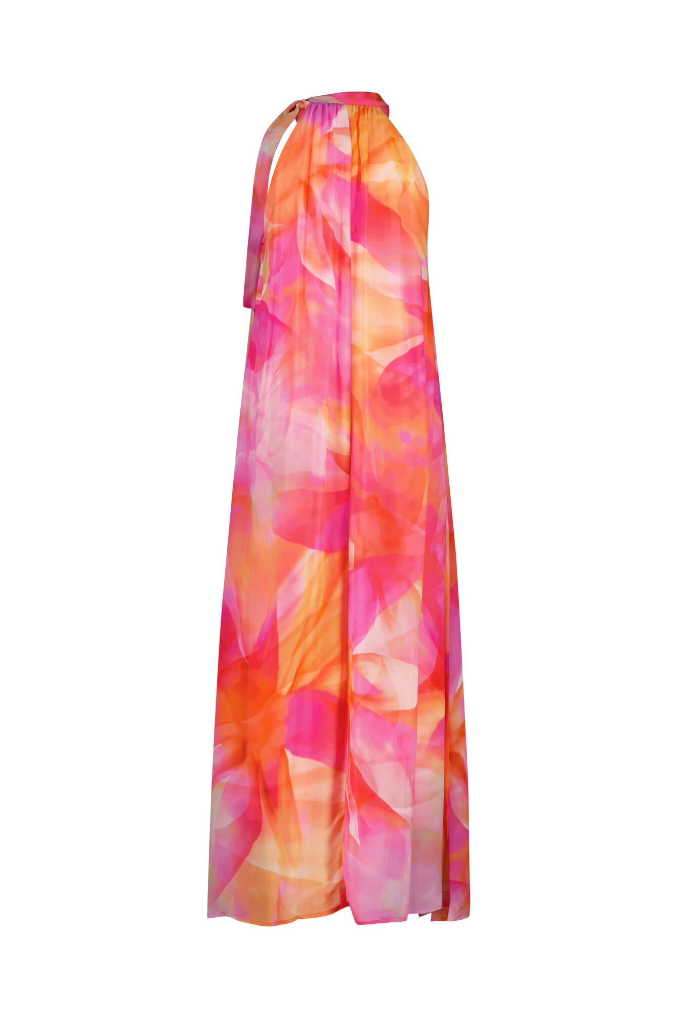 Sommerkleid gemustert aus Viskose - 013-original multicoloured - Mehrfarbig