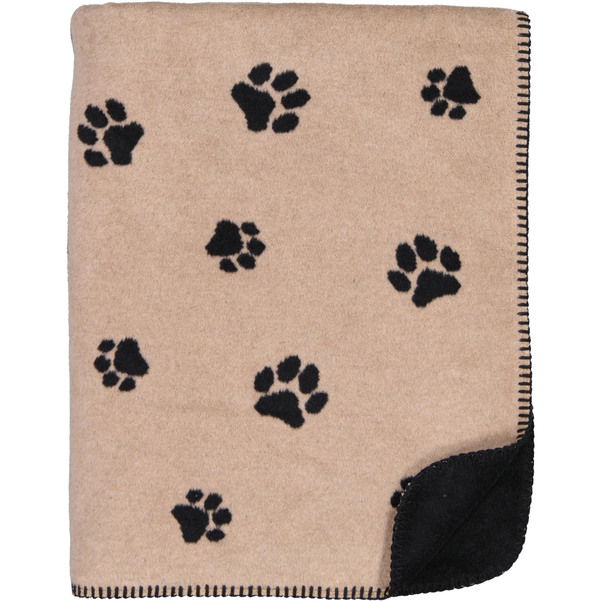 Wohndecke WE LOVE DOGS - 93 - Schwarz