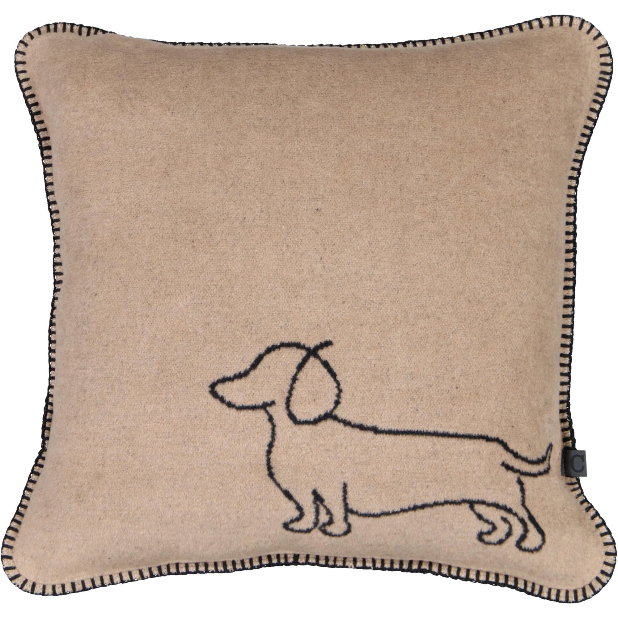 Kissenbezug WE LOVE DOGS - 93 - Braun