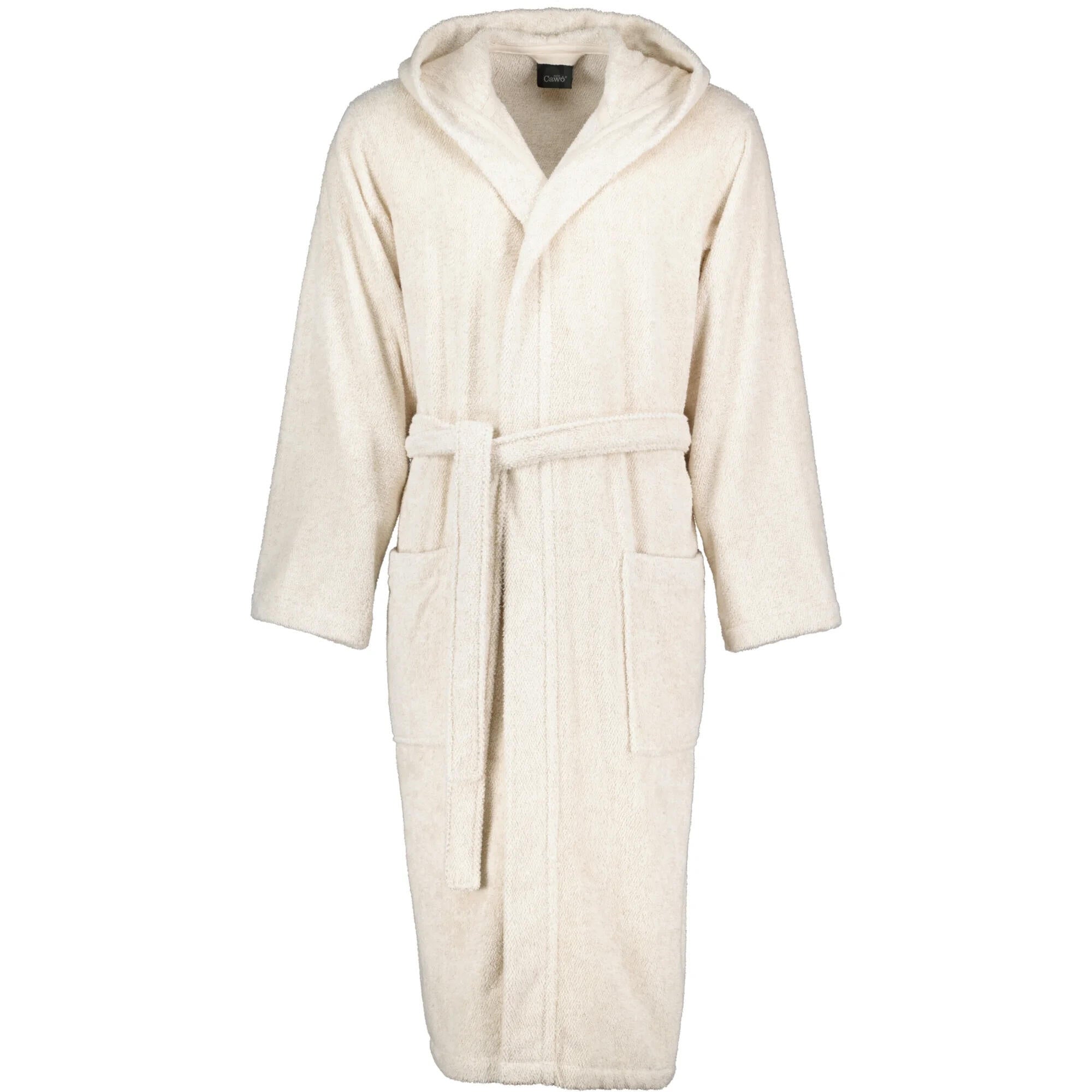 Bademantel aus Baumwollmix - 33 - Beige