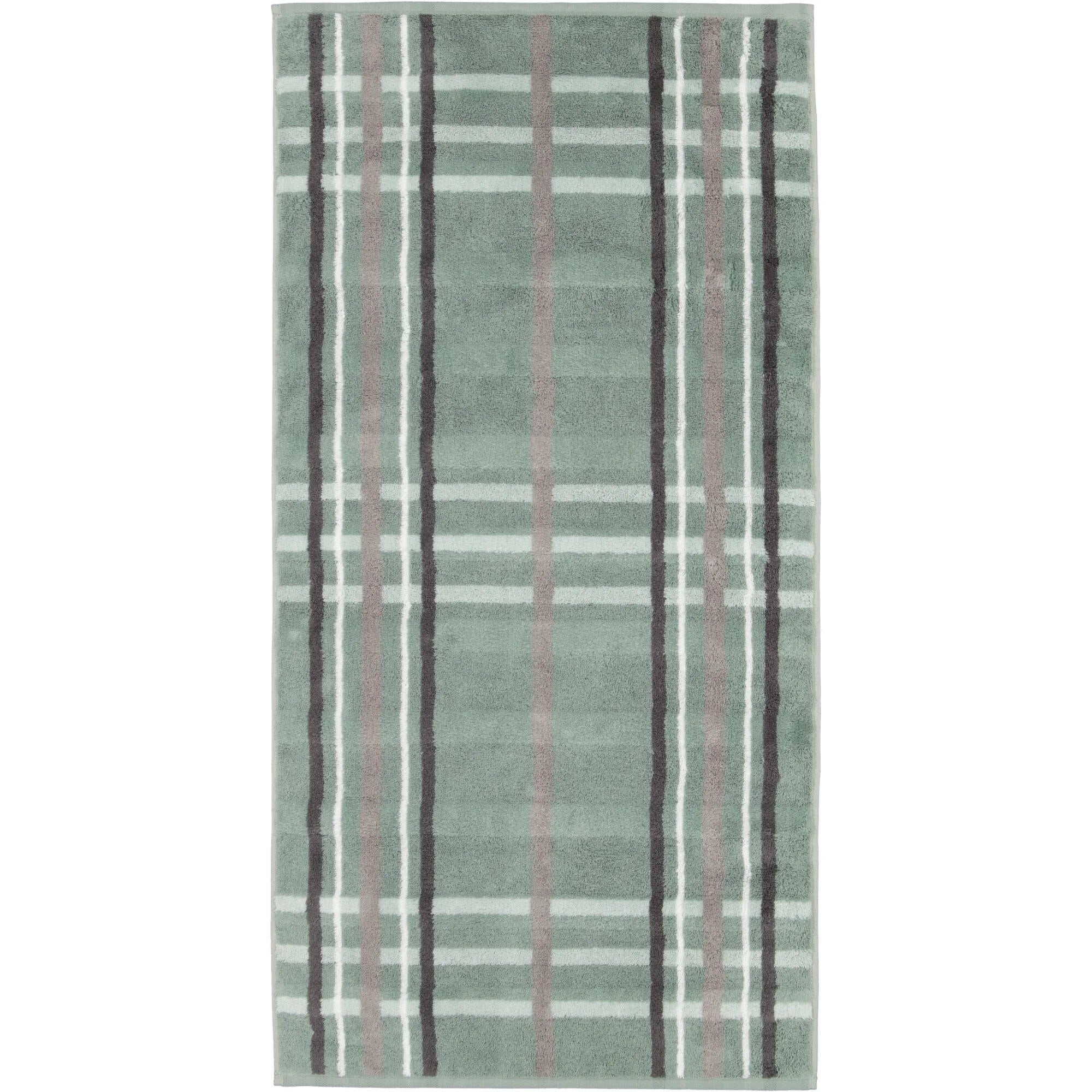 Handtuch NOBLESSE CHECK 50x100 - 44 - Grün