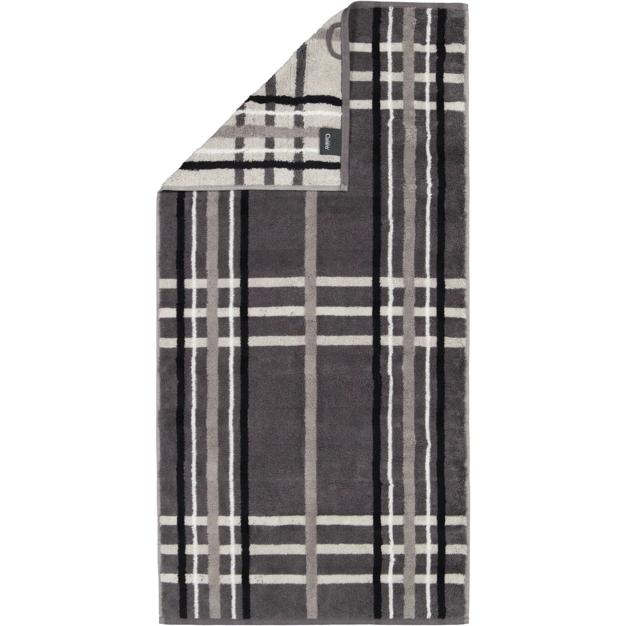 Duschtuch NOBLESSE CHECK  80x150 - 77 - Grau