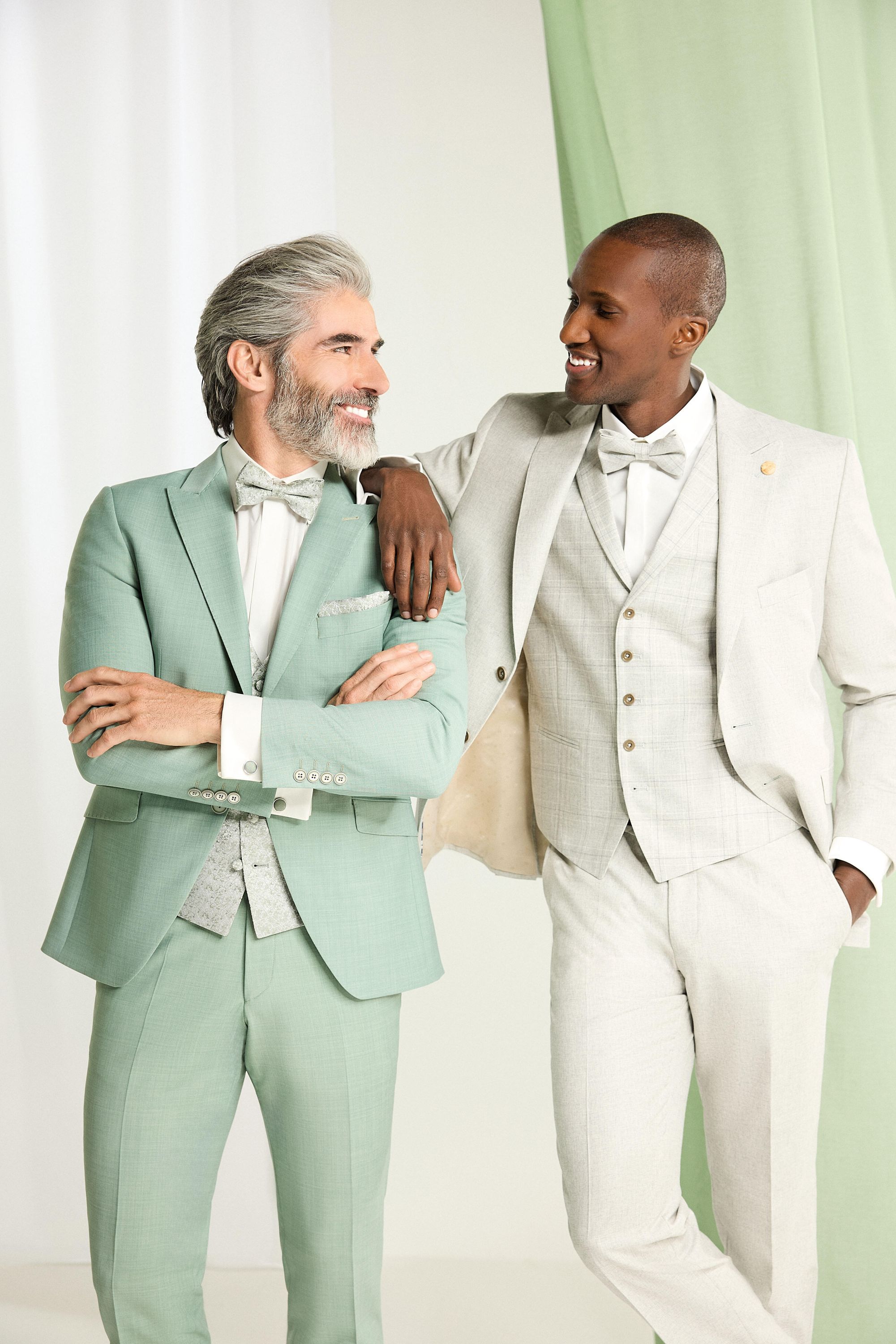 Anzughose Slim Fit - 046-Hell Grn - Grün