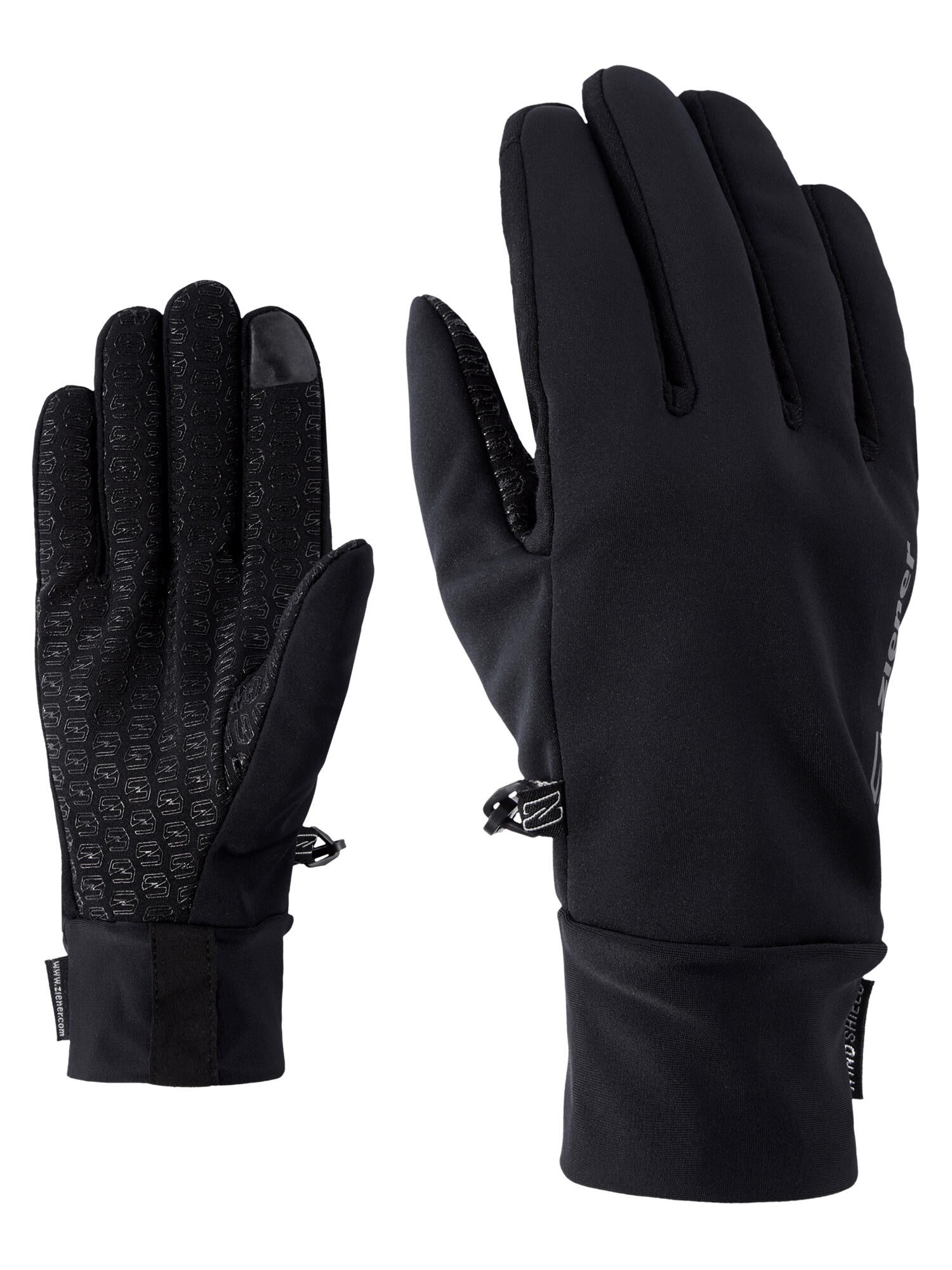 Handschuhe Ividuro Touch Multisport - 12-black - Schwarz