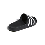 Adiletten Aqua K - CBLACK/FTWWHT/CBLACK - Schwarz