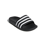 Adiletten Aqua K - CBLACK/FTWWHT/CBLACK - Schwarz