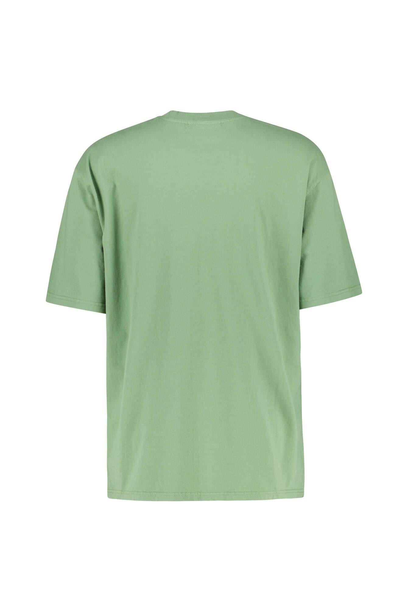 Oversized T-Shirt - washed cypress green - Grün