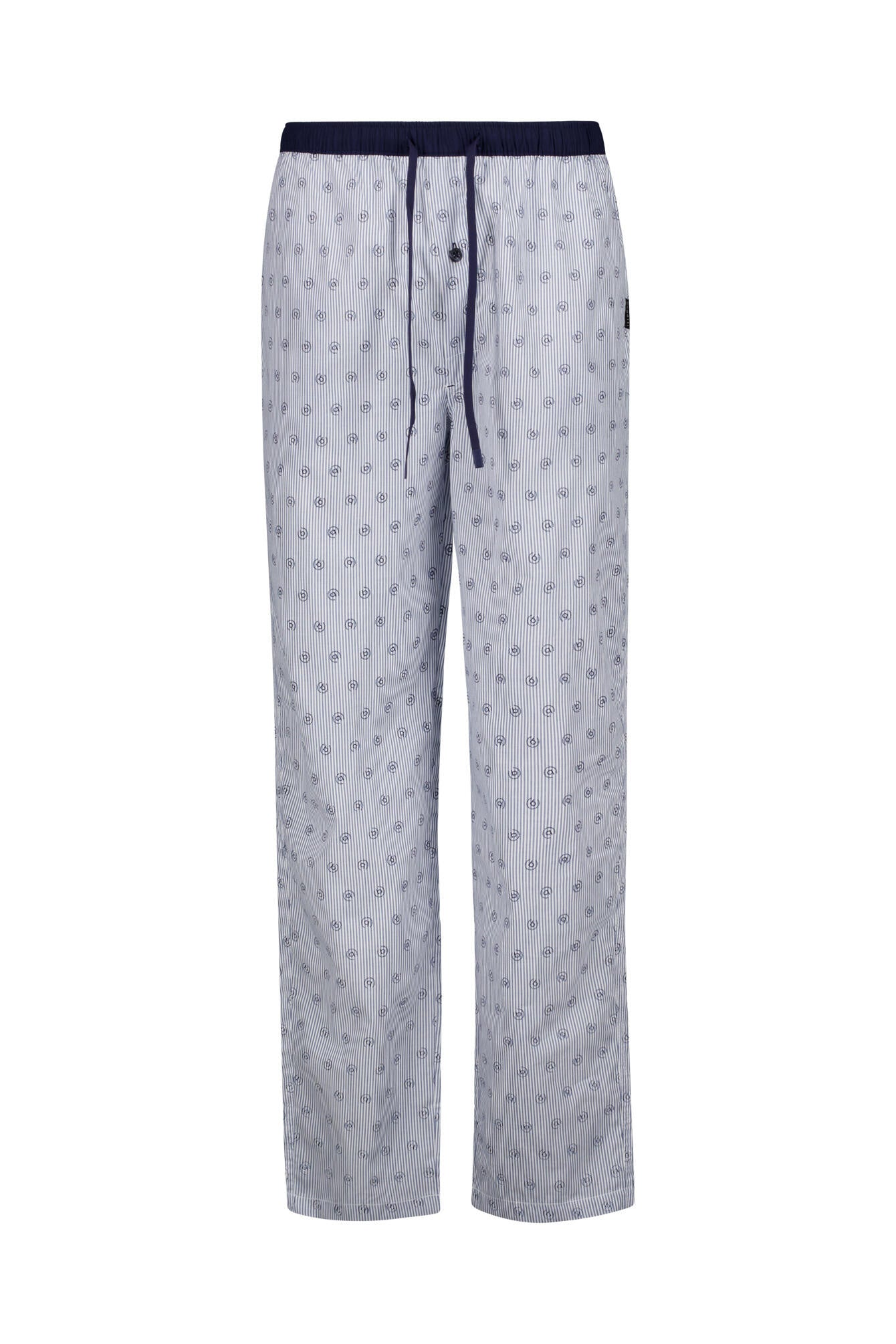 Schlafanzug Zweiteiler - 628-blau-mittel-multicolor1 - Blau