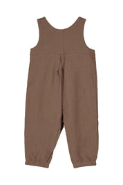Latzhose aus Baumwolle - 89 - Braun