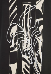 T-Shirt aus Viskose - 99-Schwarz - Schwarz