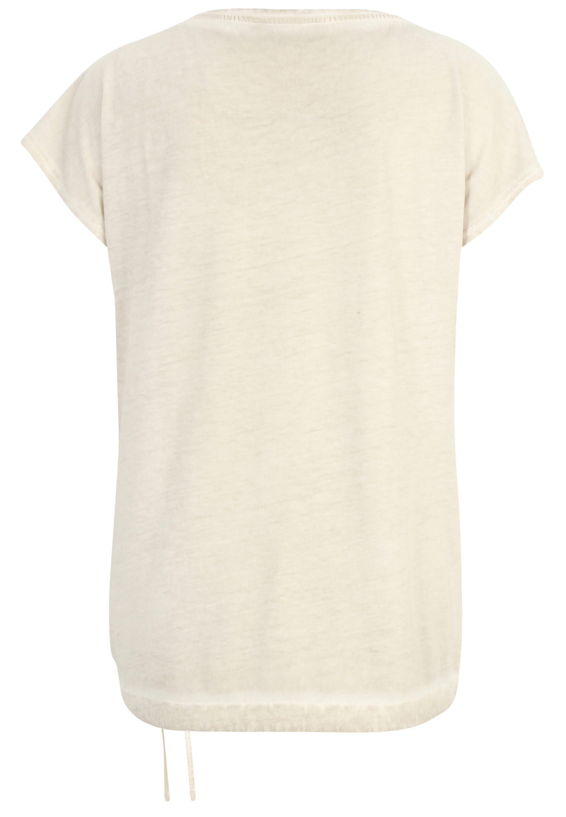 T-Shirt aus Viskosemix - 81-Sand - Beige