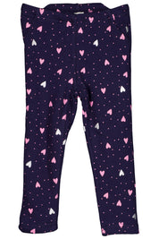 Leggins mit Herzmuster - 470-navy - Blau | Rosa | Pink