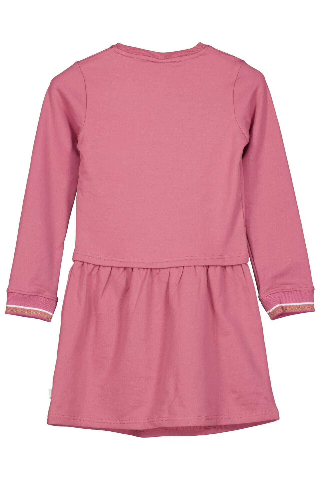 Sweatkleid mit Pferdeprint - 872-mauve - Pink