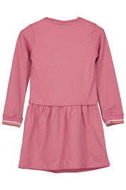 Sweatkleid mit Pferdeprint - 872-mauve - Pink