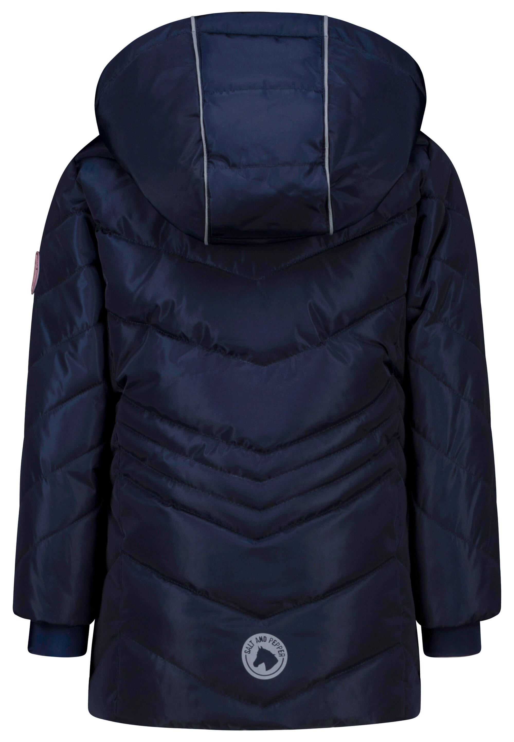 Winterjacke mit abnehmbarer Kapuze - 4750-true navy - Blau