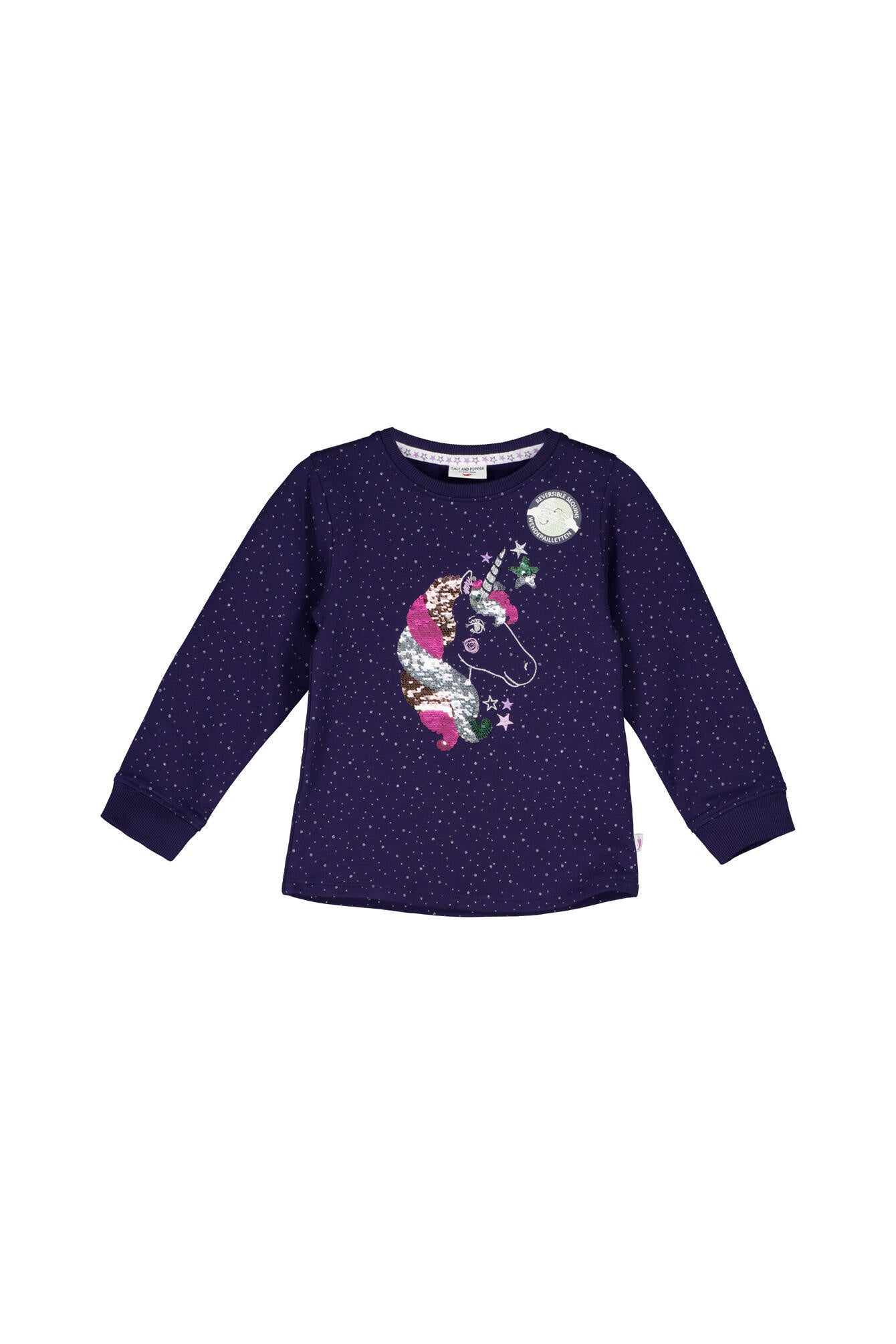 Sweatshirt aus Baumwolle - 4750-true navy - Blau
