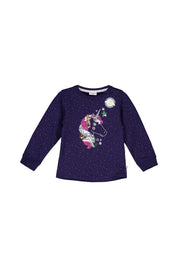 Sweatshirt aus Baumwolle - 4750-true navy - Blau