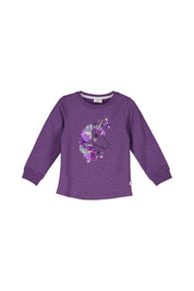 Sweatshirt aus Baumwolle - 7645-very grape - Violett