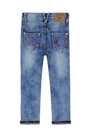 Jeans aus Sweatdenim - 1970-mid blue - Blau