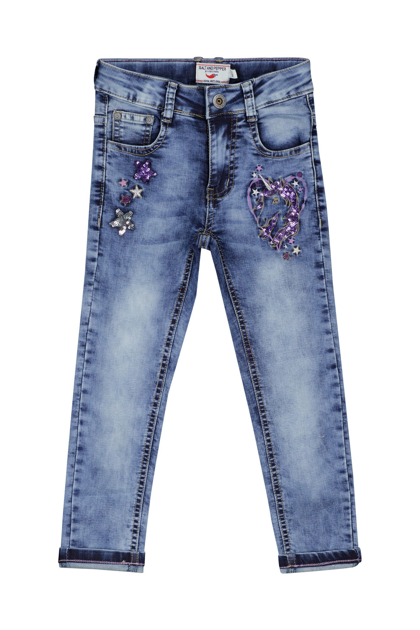 Jeans aus Sweatdenim - 1980-dark blue - Blau