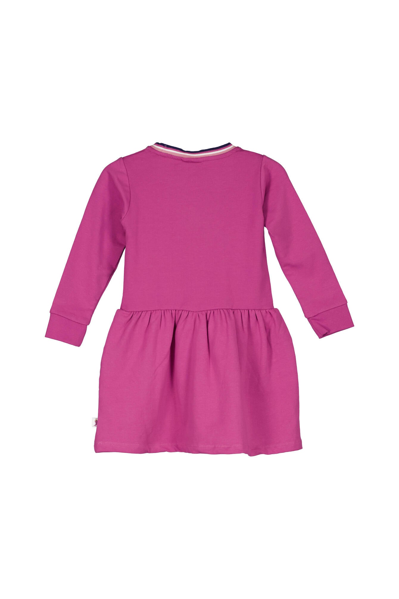 Sweatkleid Midi mit Glitzer-Details - 8543-red violet - Pink