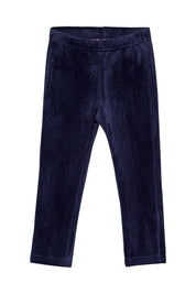 Thermo-Leggings aus samtigen Cord - 4750-true navy - Blau