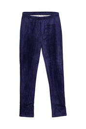 Thermo-Leggings aus samtigen Cord - 4750-true navy - Blau